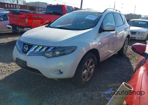 2009 Nissan Murano Sl from USA, damaged, VIN JN8AZ18W79W211297